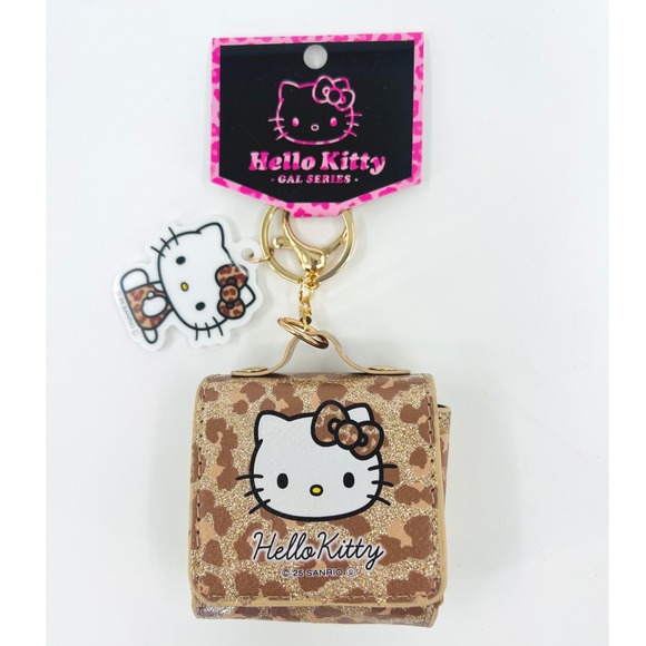 Sanrio Accessories - Sanrio Hello Kitty Mini Multi Pouch Charm Leopard Gogo Gal Series Japan Y2K NEW